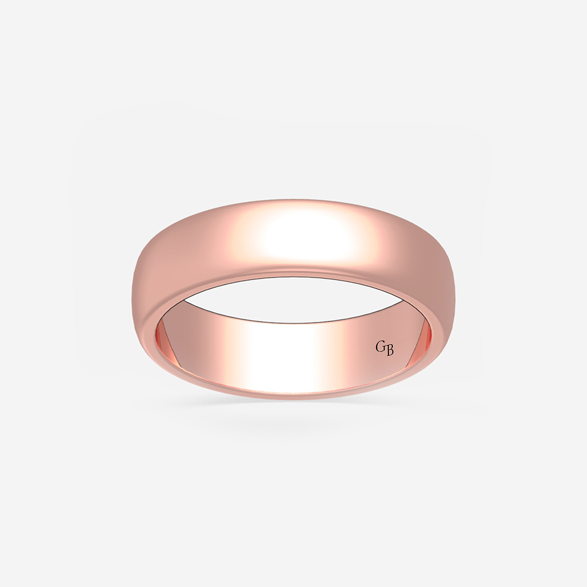 5mm Dome Wedding Band
